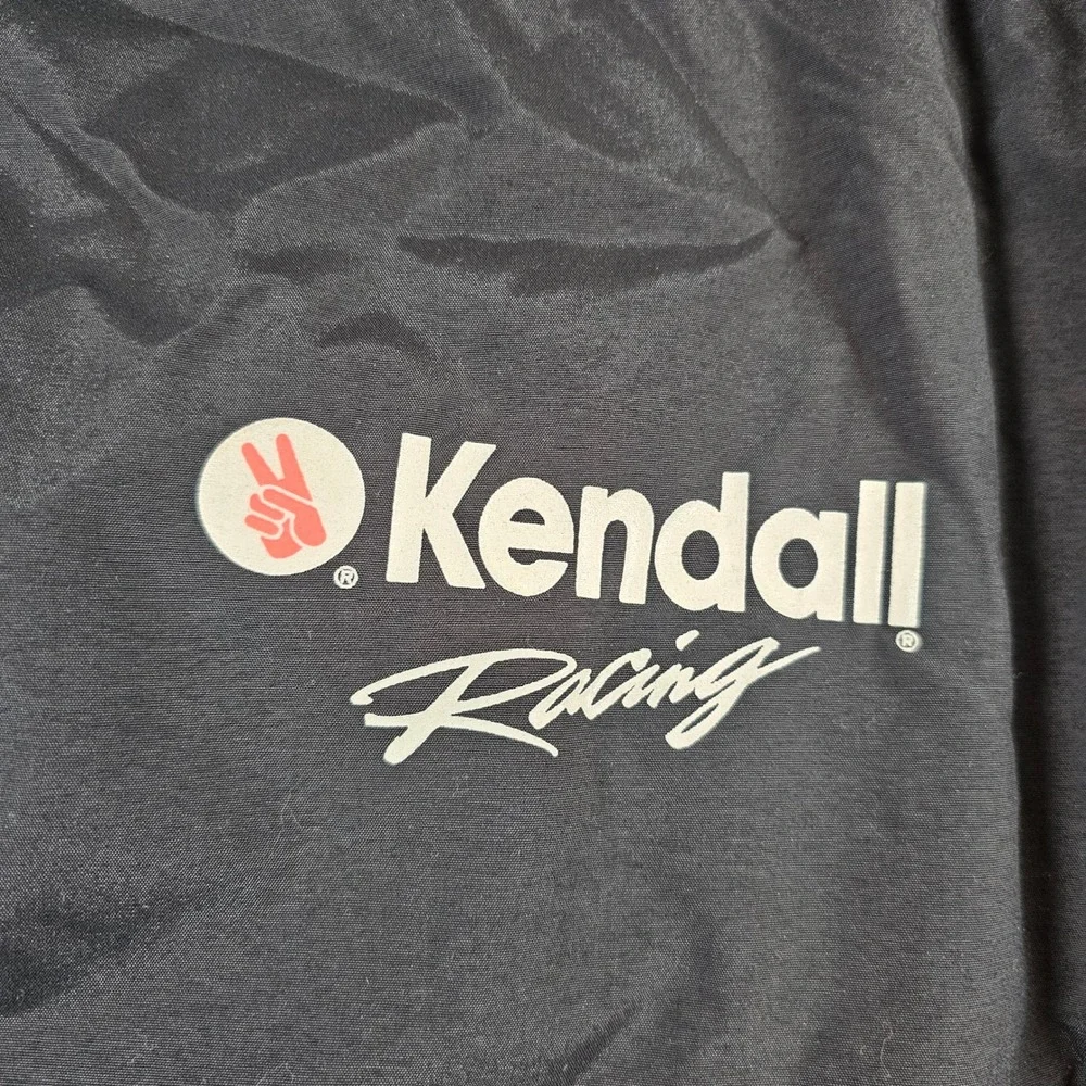 Swingster Kendall Racing GT-1 Jacket Mens XL Black Neon Pink Vintage Made in USA